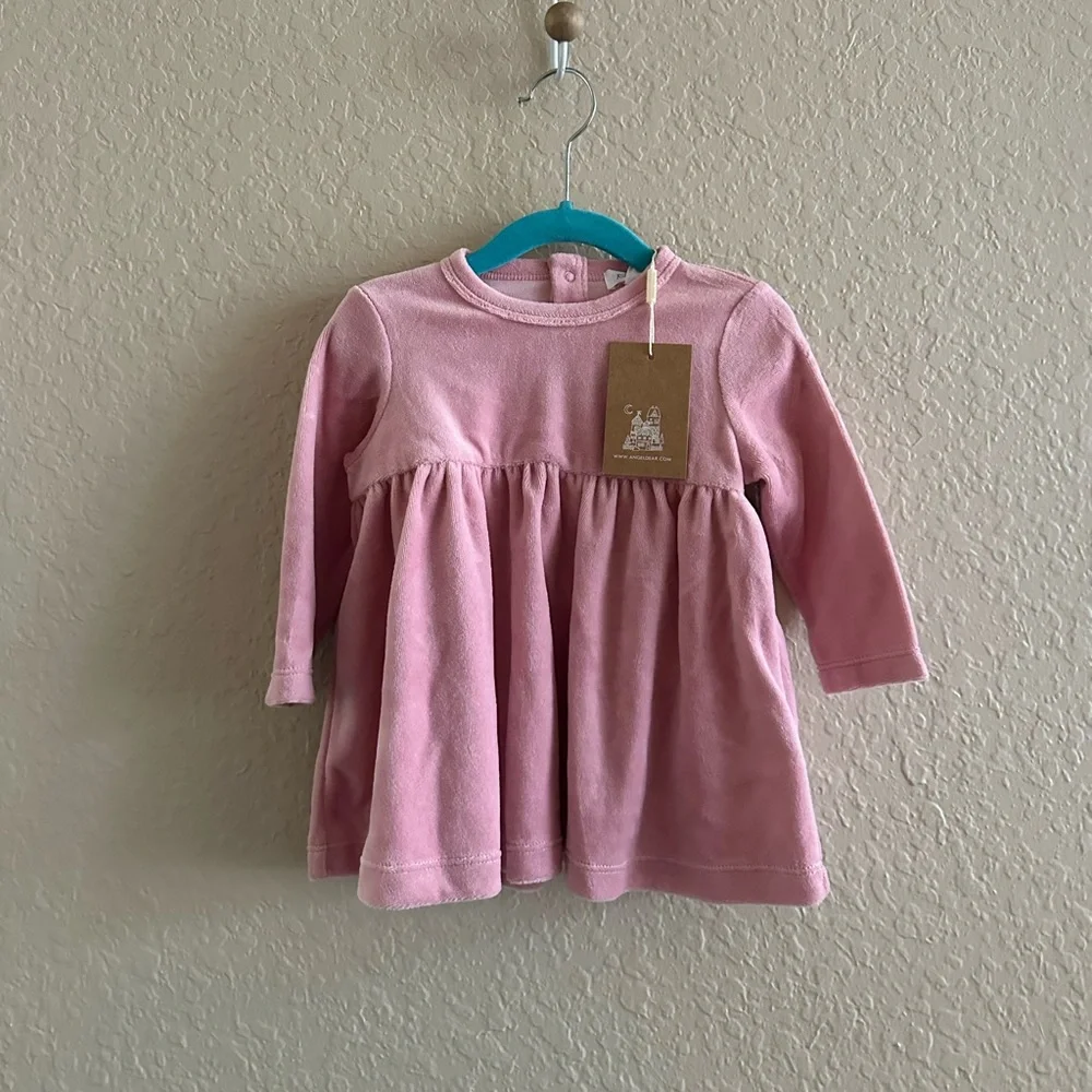 Angel Dear Velour Dress NWT - Picture 1 of 6